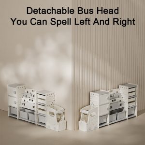 Alternative view of KidSpace Çocuk Dolap ve Mobilya Seti – Oyuncak Organizer, Plastik Giysi Kutusu, Kitap Rafı, Bebek ve Anaokulu Depolama Ünitesi